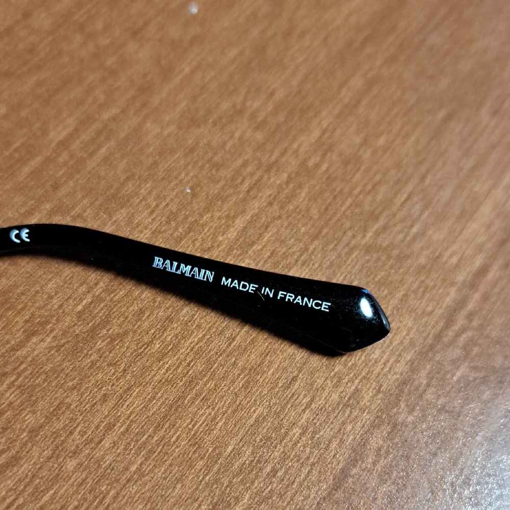 Balmain Black Sunglasses Frame New $390